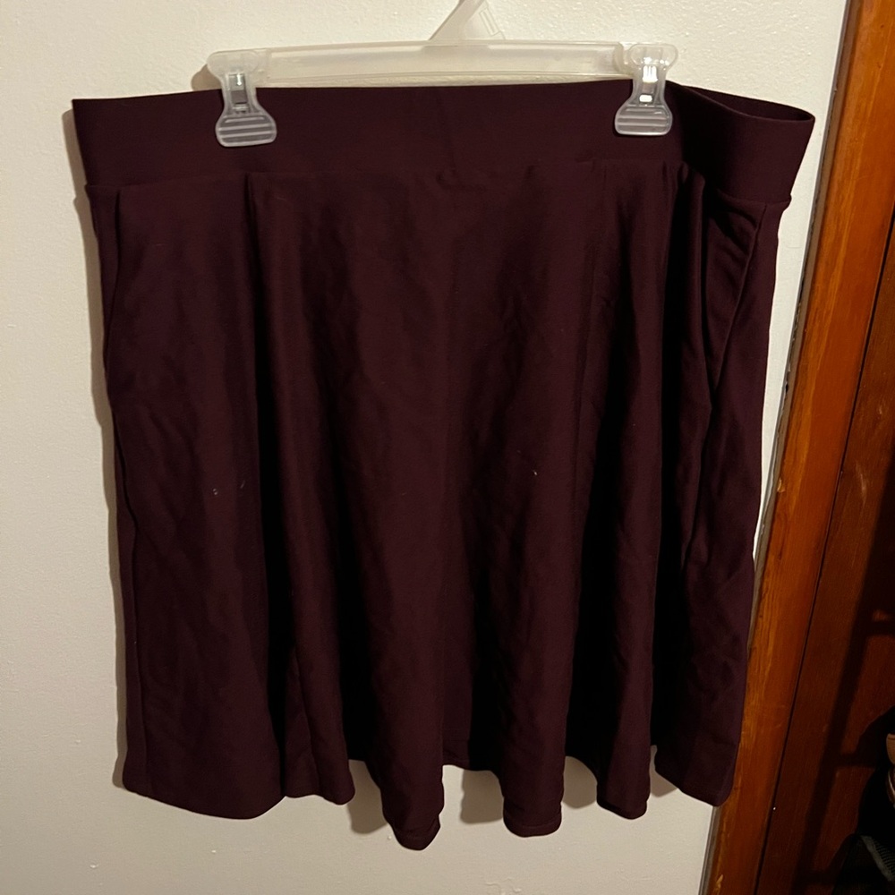 Torrid Burgundy Skirt